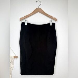 Narciso Rodriguez Black Zipper back Pencil Skirt